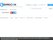 Tablet Screenshot of diprocon.pl
